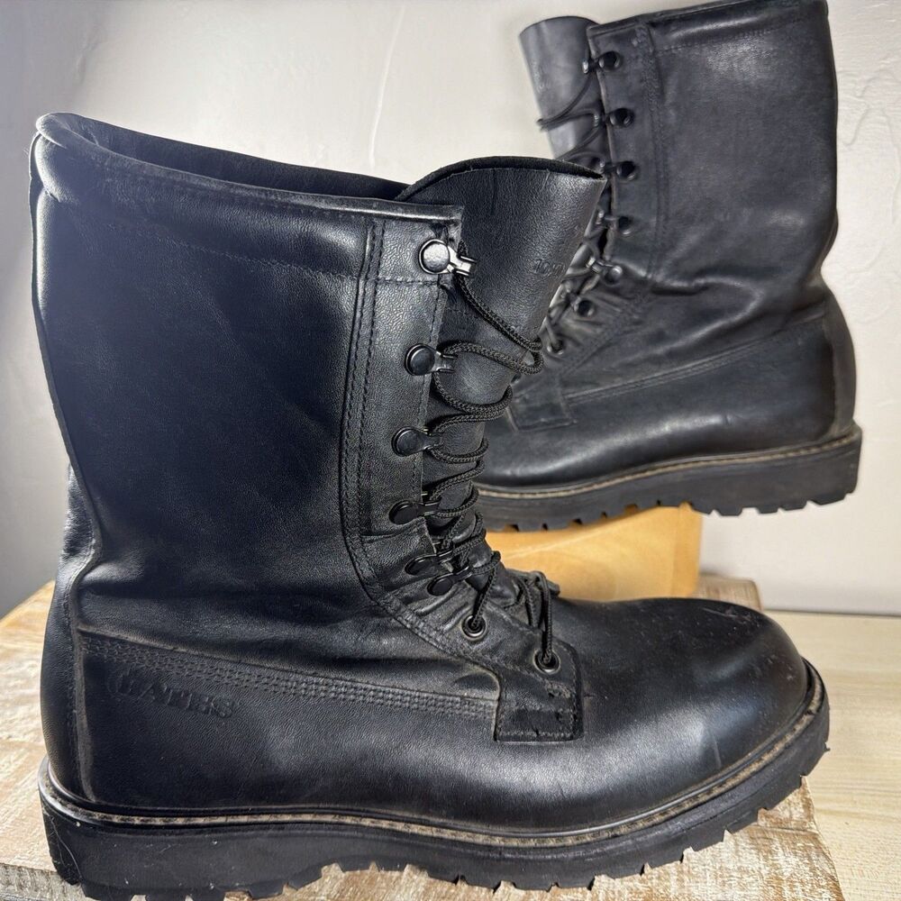 BATES 11460 Men’s Size 10.5 Wide Leather Gore-Tex Military Combat Boots
